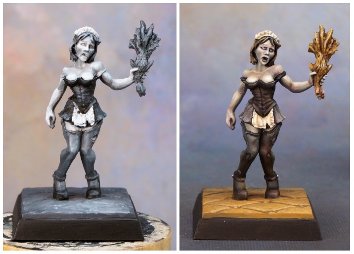 Value map and fully painted version of a figure.