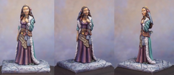 My painted figure: Promenade