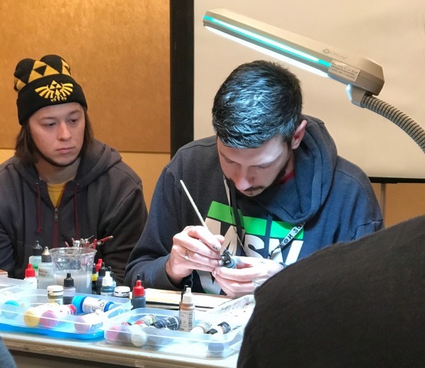 Painting class with Raffaele Picca