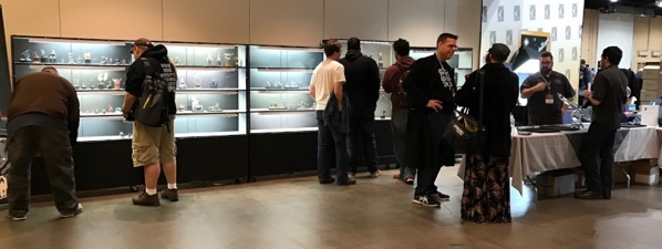 Crystal Brush contest cases at AdeptiCon