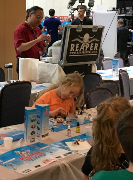 Reper Miniatures paint and take tables