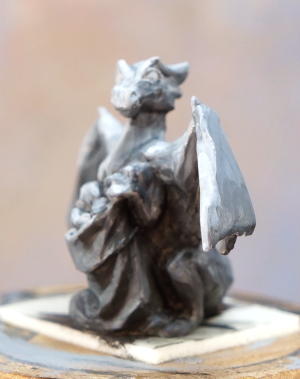 Stocking Dragon grayscale primer left