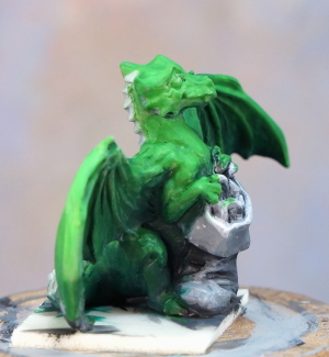 Stocking Dragon colour block in, right