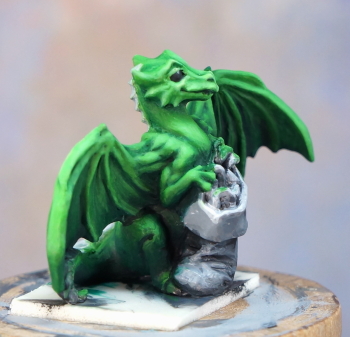 Stocking Dragon completed greens, right