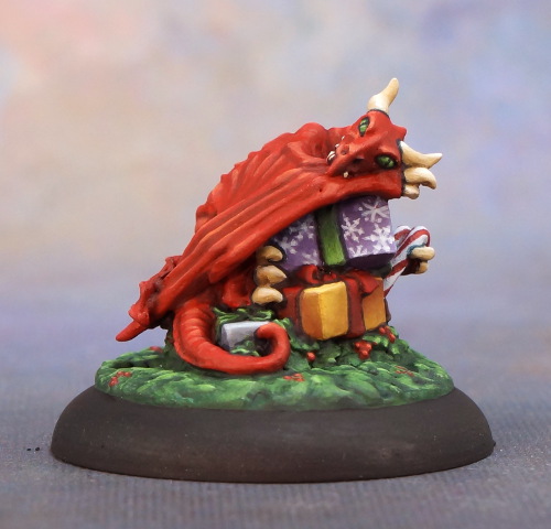 Christmas Dragon Hoard face