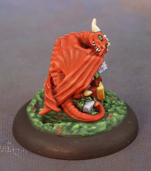 Christmas dragon back