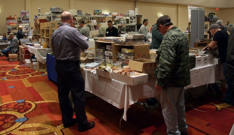More vendor tables at Atlanta military figure show