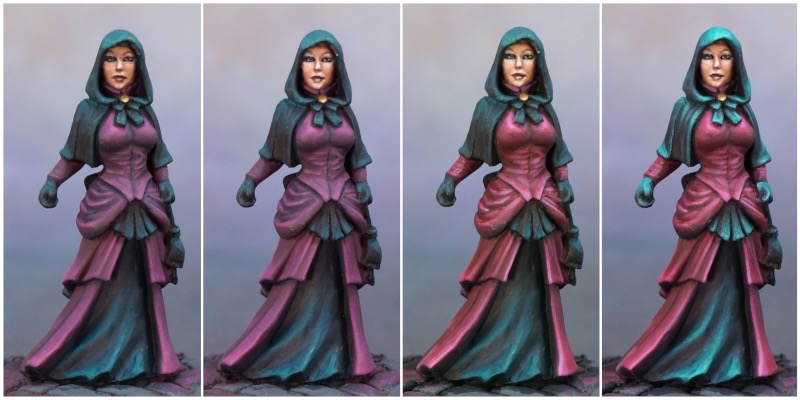 Victorian Lady - contrast shift