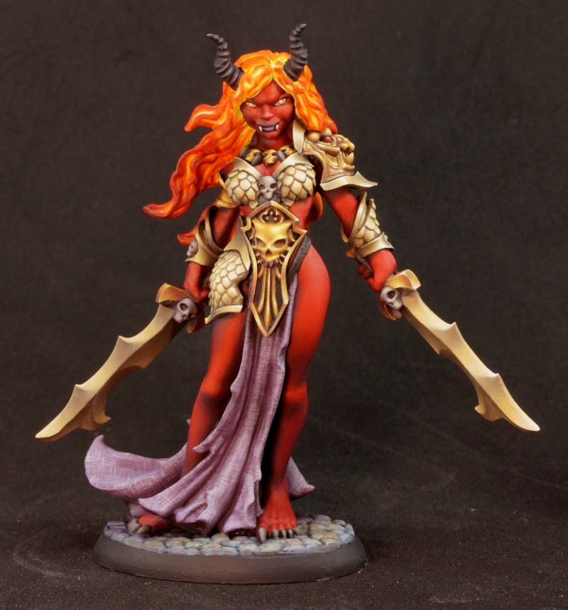 Efreeti front on black background