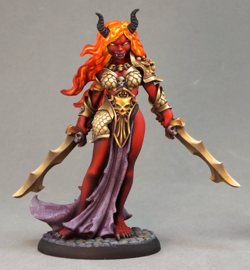 Efreeti front on gray background