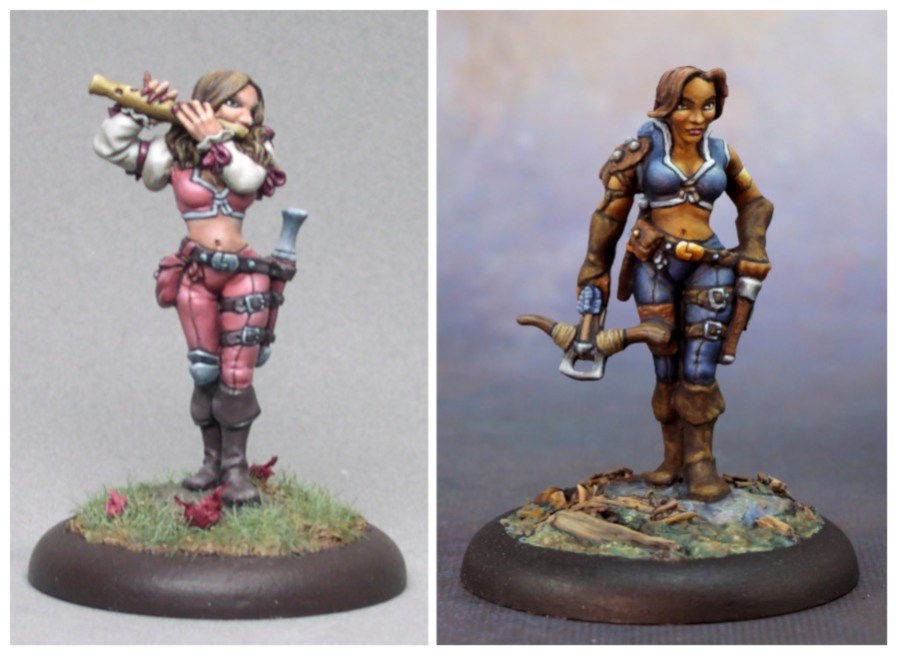 Tara and Anwyn, front views