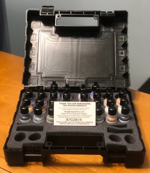 Pathfinder paint set open