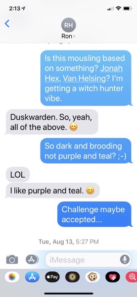 Text conversation screenshot