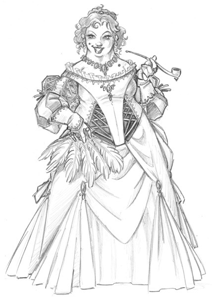 Madame Delia Sketch  1