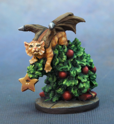 Cat Dragon and Tree