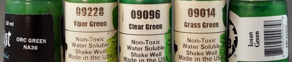 Green 1 label